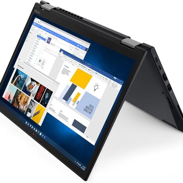 Lenovo ThinkPad X13 Yoga Gen 3 – 13.3" WUXGA Touch, Intel Core i7, 16GB RAM, 512GB SSD, Windows 11 Pro – Thunder Black