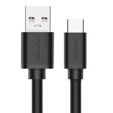 UGREEN USB 3.0 A MALE TO TYPE-C MALE CABLE NICKEL PLATING 1M (BLACK)