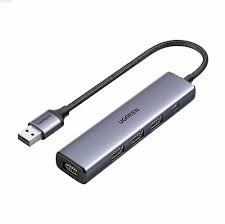 Ugreen CM473 USB 3.0 to 4 Ports Hub Splitter with 20CM Cable (UG-20805)