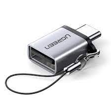 Ugreen US276 USB-A 3.0 Male to USB-C 3.1 Female Adapter (Gray)