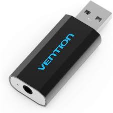 VAB-S15-B Vention USB External Sound Card Black Metal Type (CTIA)