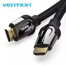 VAA-B05-B100 Vention Nylon Braided HDMI Cable 1M Black Metal Type