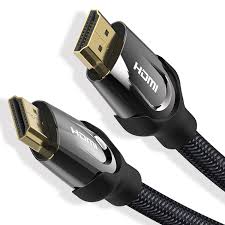 VAA-B05-B300 Vention Nylon Braided HDMI Cable 3M Black Metal Type