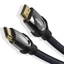 VAA-B05-B1000 Vention Nylon Braided HDMI Cable 10M Black Metal Type