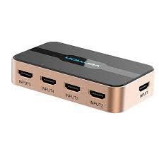 ACDGO Vention 5 In 1 Out HDMI Switcher Black