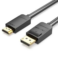 HADBG Vention DP to HDMI Cable 1.5M Black