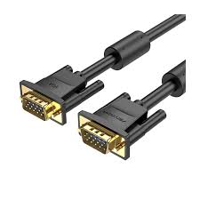 DAEBI Vention VGA(3+6) Male to Male Cable with ferrite cores 3M Black