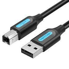 COQBF Vention USB 2.0 A Male to B Male printer Cable 1M Black PVC Type