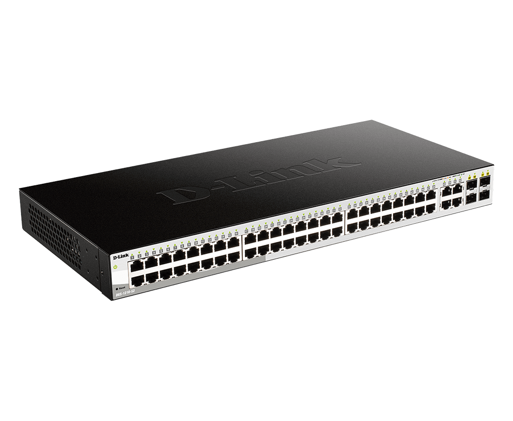 DLink DGS-1210-52 52-Port Gigabit Smart Managed Switch non-POE