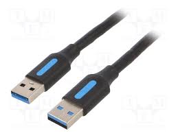 CONBG Vention USB 3.0 A Male to A Male Cable 1.5M Black PVC Type