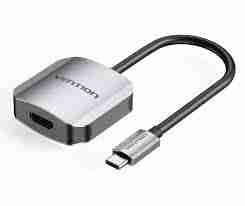 vention USB-C to HDMI Converter 0.15M Gray Aluminum Alloy Type