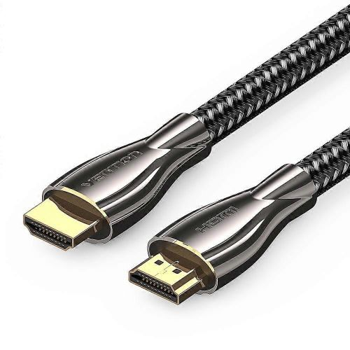 Vention Cotton Braided 4K HDMI Male to Male Cable 10M Black