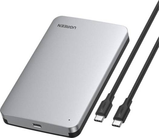UGREEN USB-C HDD Enclosure Aluminum, 2.5 Inch, USB 3.1 Type C To SATA External Reader,